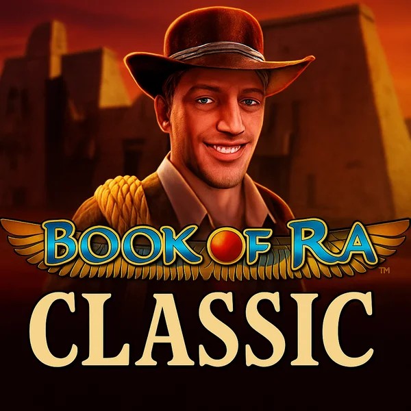 Book of Ra Classic logo – Slots by Novomatic at Chanz Casino